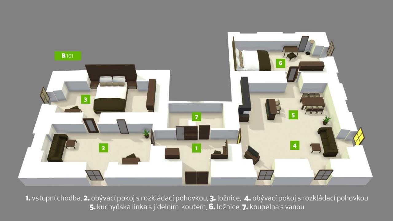 Residence Hluboka Hluboká nad Vltavou Exterior foto